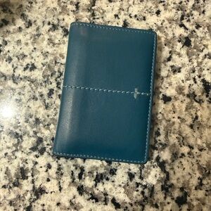 Tod's Blue Leather Wallet